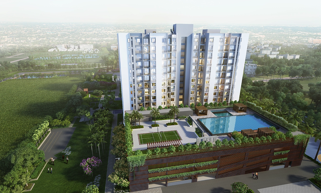 Godrej Seven Aerial View